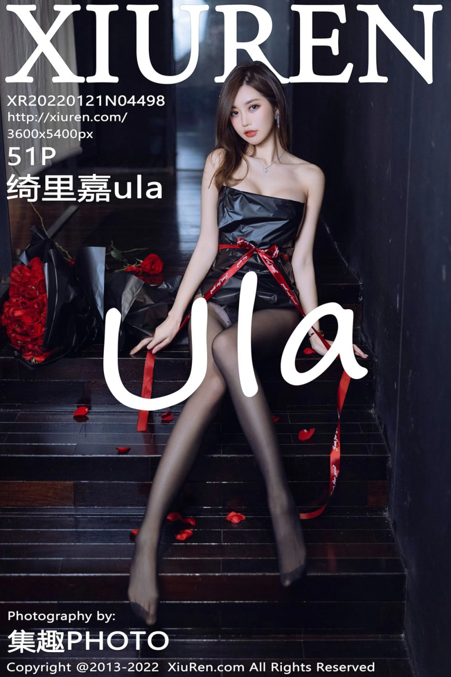 [XiuRen秀人网]No.4498_女神绮里嘉ula黑色露肩连衣短裙配超薄黑丝秀完美身材诱惑写真51P-秀人网 - XiuRen.Xyz